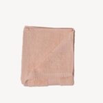 Salmon Pink Dash Striped Hand Towel - Image 3