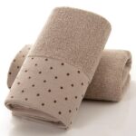Cotton Towel with Circles Pattern - Image 6