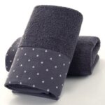 Cotton Towel with Circles Pattern - Image 4