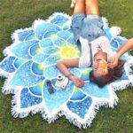 Lotus-Shaped Mandala Beach Towel - Image 2