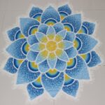 Lotus-Shaped Mandala Beach Towel - Image 5