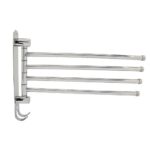 Rotating Towel Rail with Hooks - Image 4