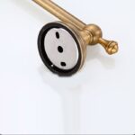 Antique Brushed Brass Towel Holder - Image 4