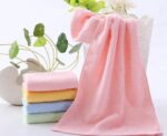 Pastel Color Face Towels 4 Pcs Set - Image 2