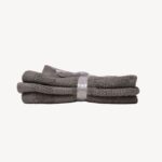 Light Grey Diamond Face Towel - Set of 3 - Image 3
