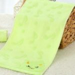 Bamboo Fiber Kitten Face Bath Towels - Image 7