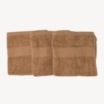 Camel Dash Striped Face Towel - Set of 3 - Image 3