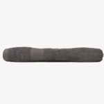 Charcoal Dash Striped Hand Towel