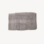 Light Grey Dash Striped Face Towel - Set of 3 - Image 3