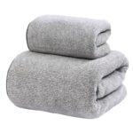 Thick Bamboo Charcoal Fiber Coral Fleece Towels Suit - Image 5