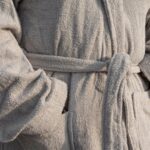 Grey Shawl Collar Bathrobe - Image 3